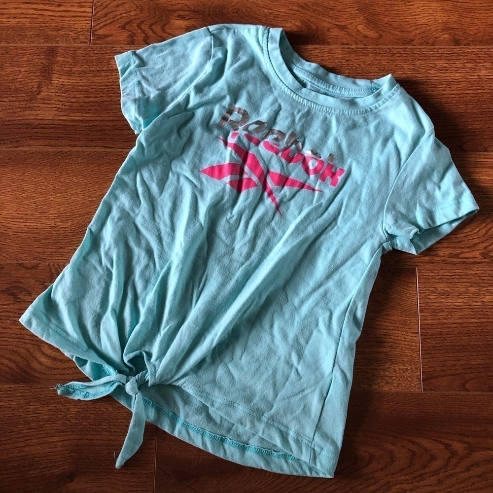 Reebok teal short sleeve graphic tee in size 6X